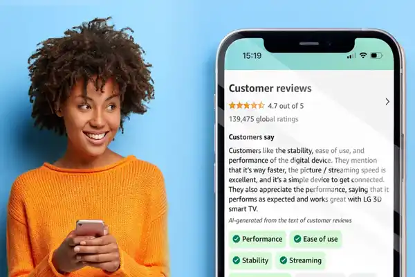아마존의 최신 AI 제품 리뷰 요약 기능 [Amazon]
